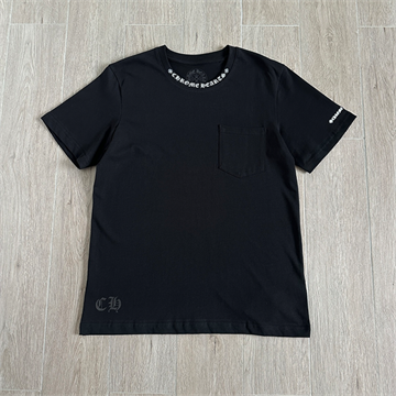 chrome hearts neck script graphic pocket short sleeve t-shirt